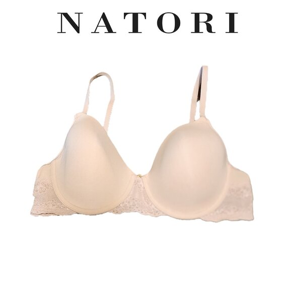 Natori Bliss Perfection Contour Underwire Bra Tan 36B - Picture 1 of 13